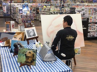 茨城県ひたちなか市 ジョイフル本田 エアブラシイベント