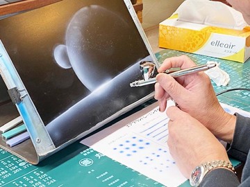 
              埼玉県・茨城県水戸市より　エアブラシ教室　　体験・初級編